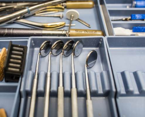 Espejo dental - flúor adultos higiene bucal